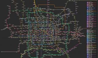 北京地铁15号线线路图